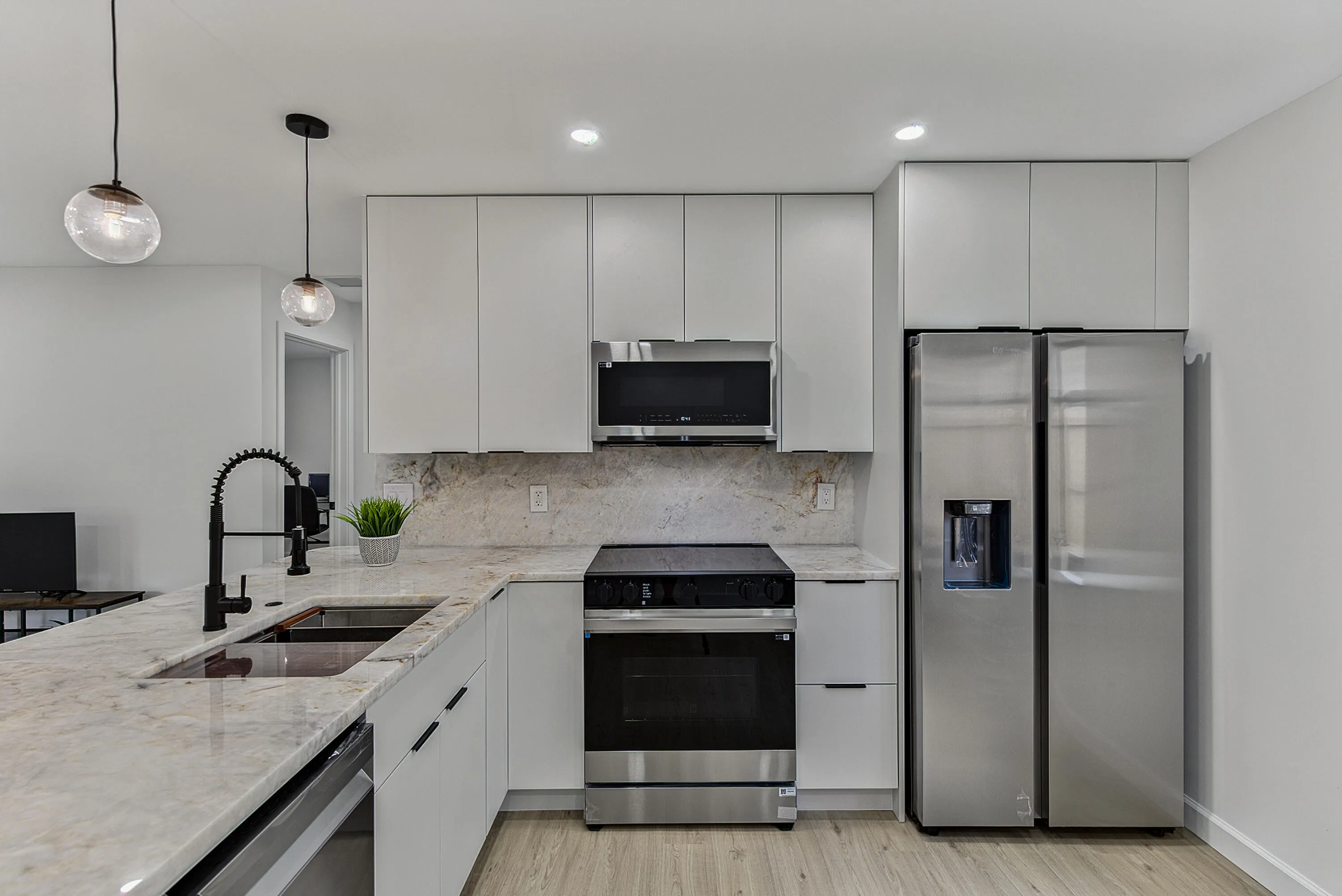 Top of the line Stainless steel appliances
