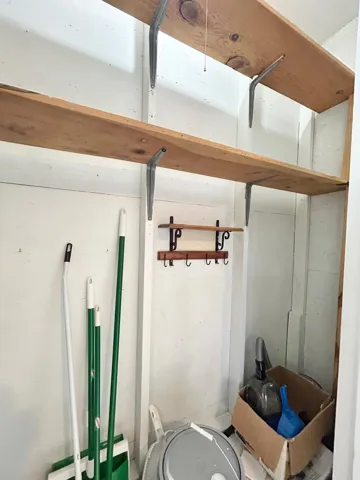 STORAGE CLOSET ON BALCONY