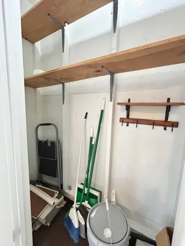 STORAGE CLOSET ON BALCONY
