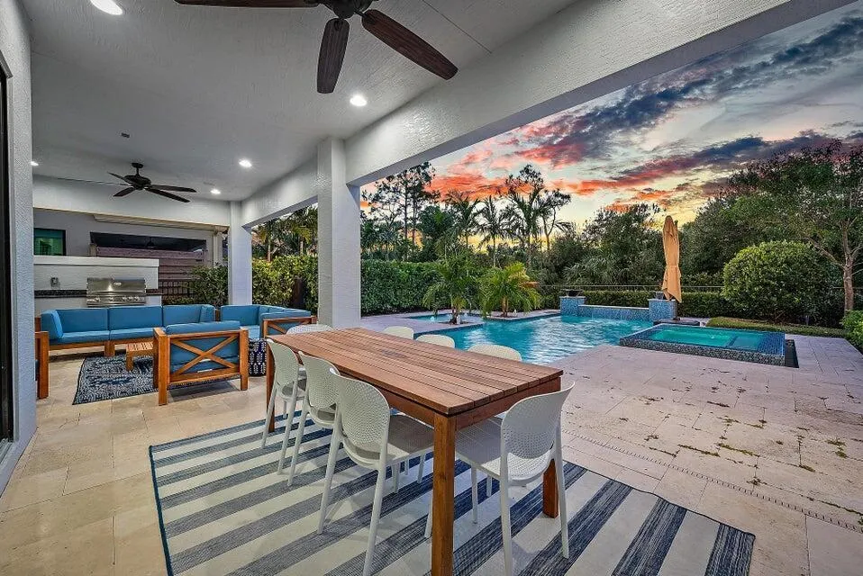 pool and patio