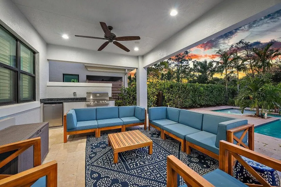 Patio With Summer Kitchen