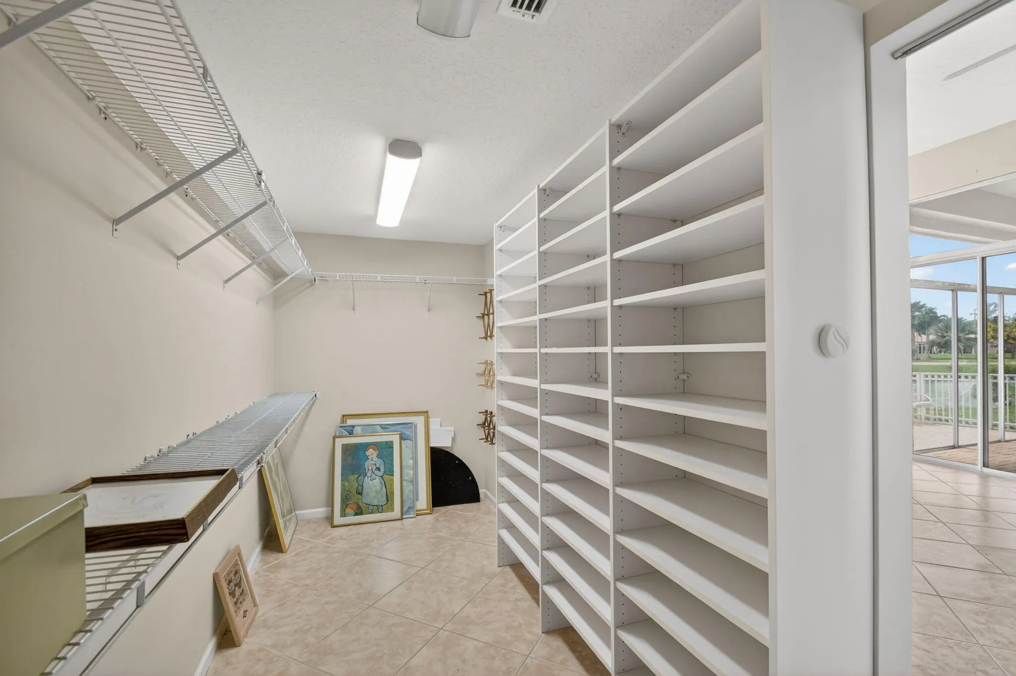 large primary closet
