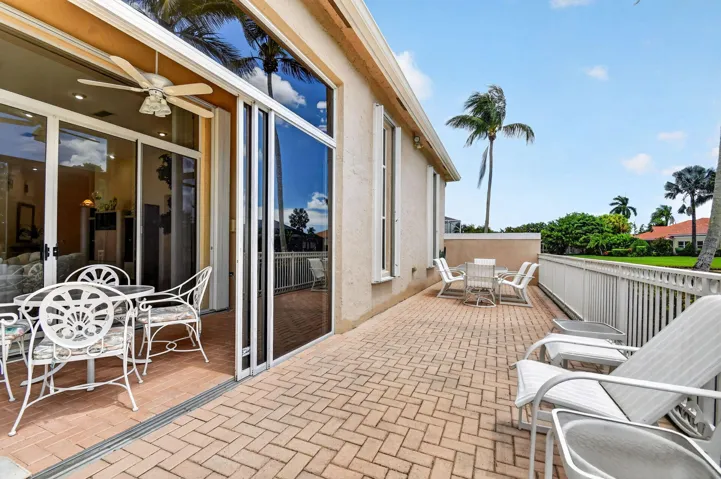 large patio