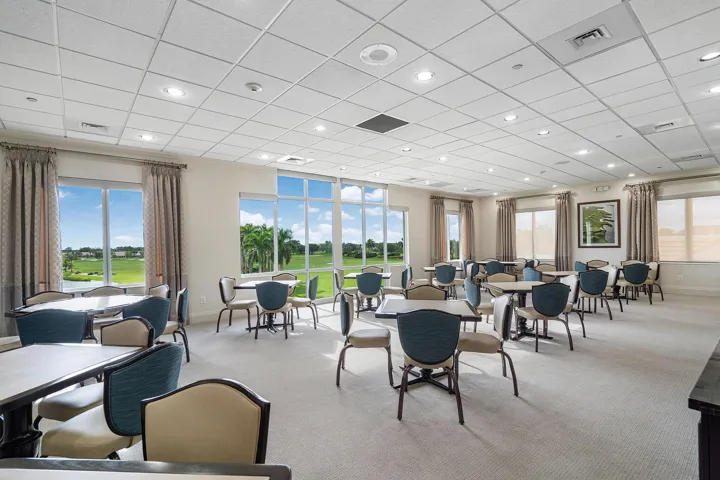 upstairs card room