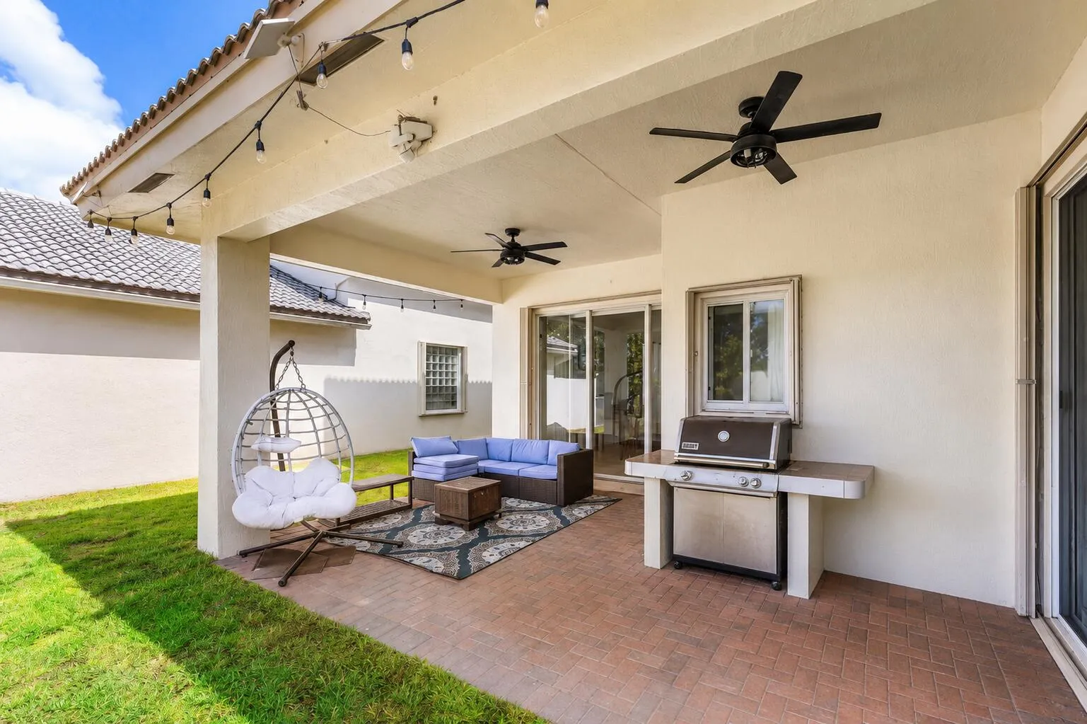 Covered patio