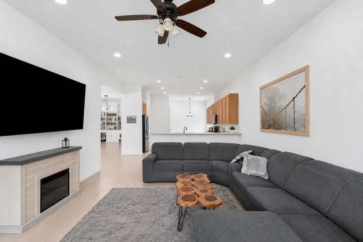 Back of family room towards kitchen