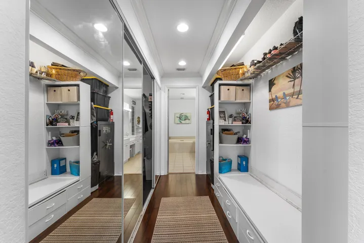 Leading to primary bathroom