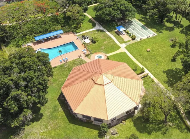 Pool Aerial View