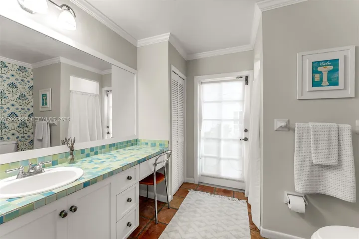 Bathroom #2 serves bedroom #2 and 3