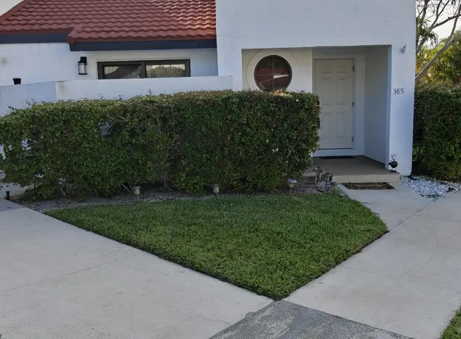 Front exterior entrance