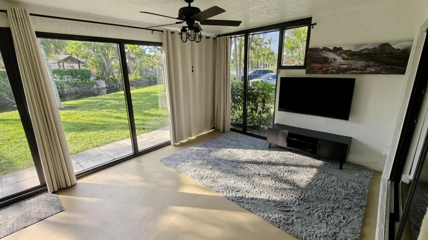 Enclosed patio fully enclosed for additional bedroom/ living space