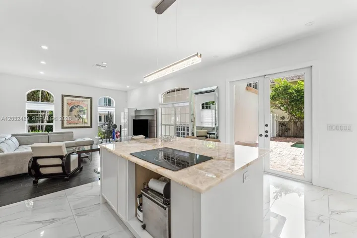 Large open kitchen