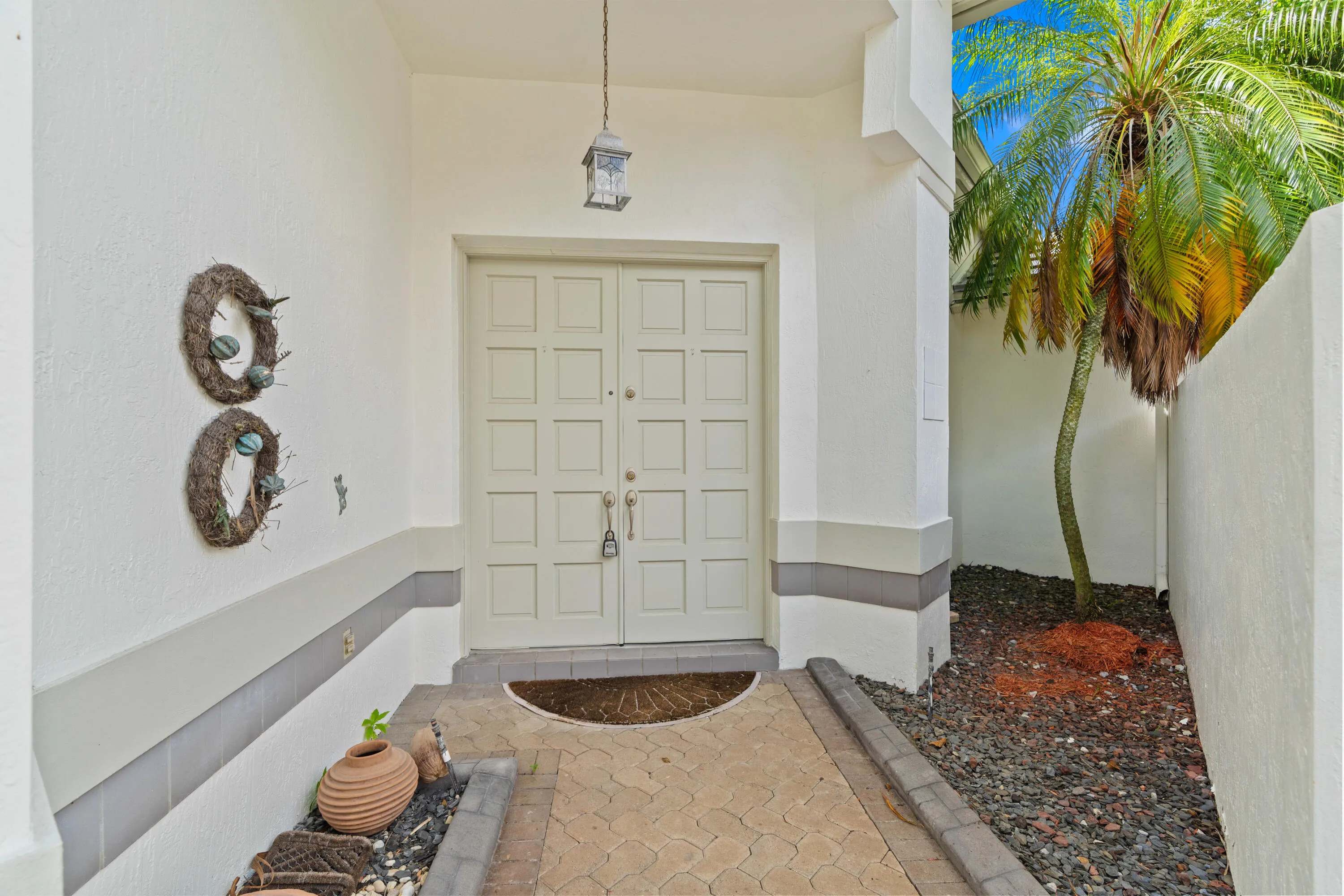 House entrance.