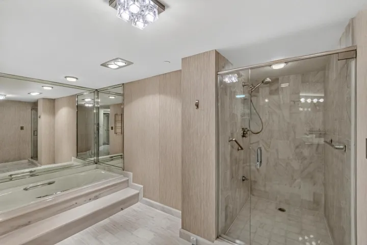 Soaking Tub and Walk-in Shower