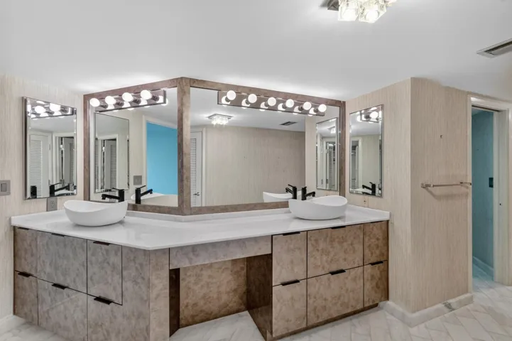 Primary Bathroom Dual Vanity