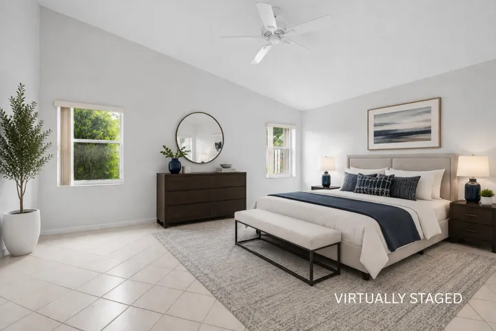 PRIMARY BEDROOM - VIRTUALLY STAGED