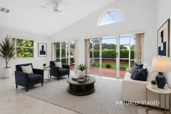 LIVING ROOM - VIRTUALLY STAGED