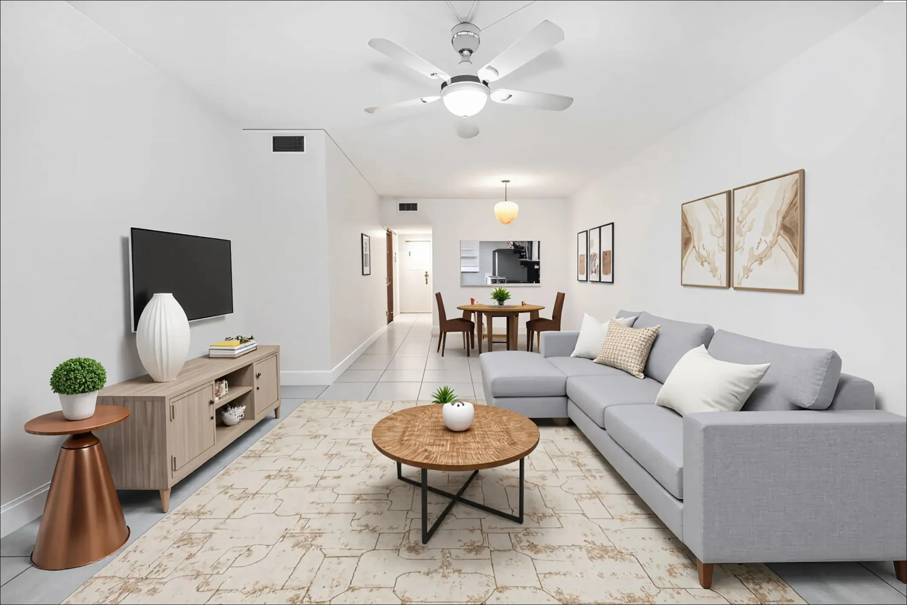 Living-Dining-Furnished