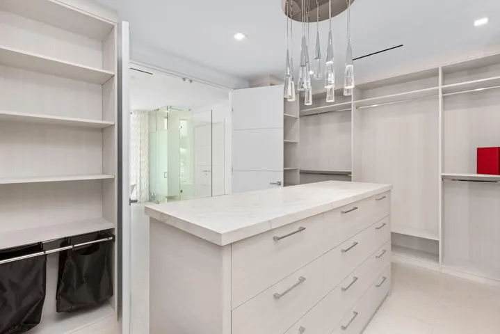 Primary closet