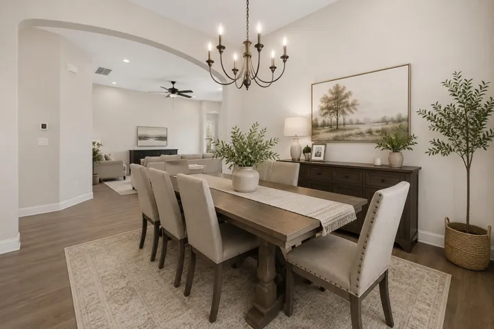 AI generated dining room