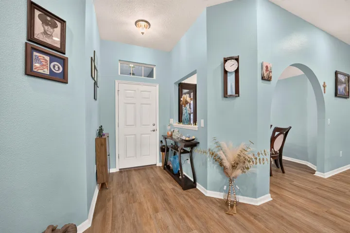 Foyer leads to Great Room