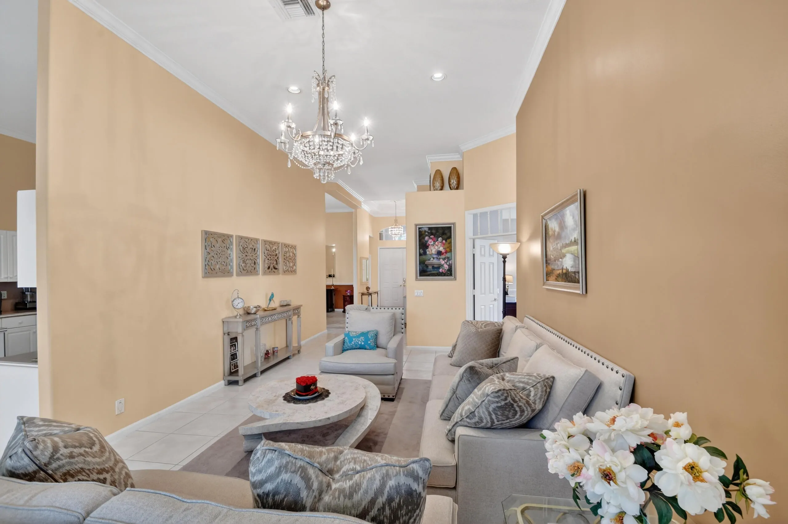 Living Room Open Concept View