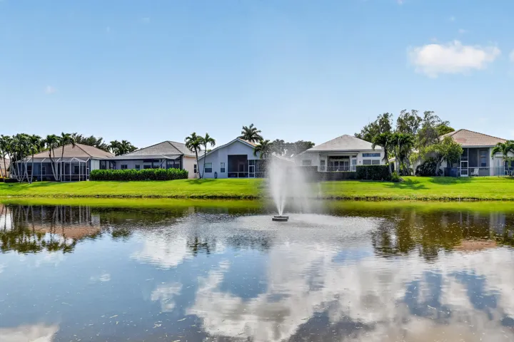 Lake with Fountain View