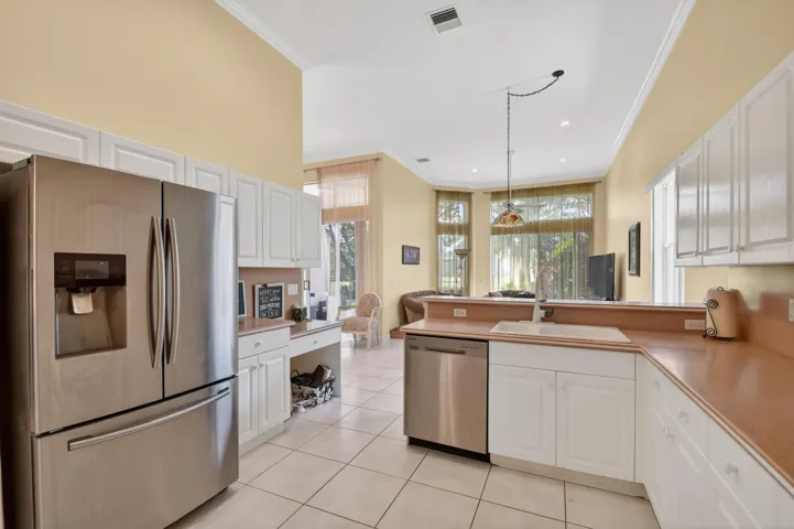 Kitchen & Family Room View