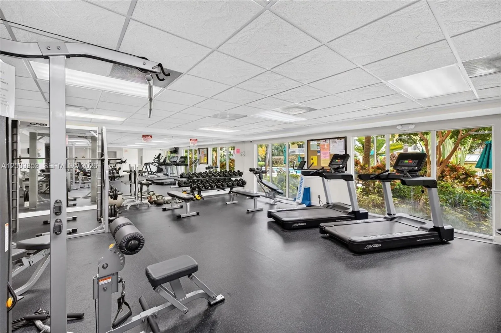 Well equipped fitness center!