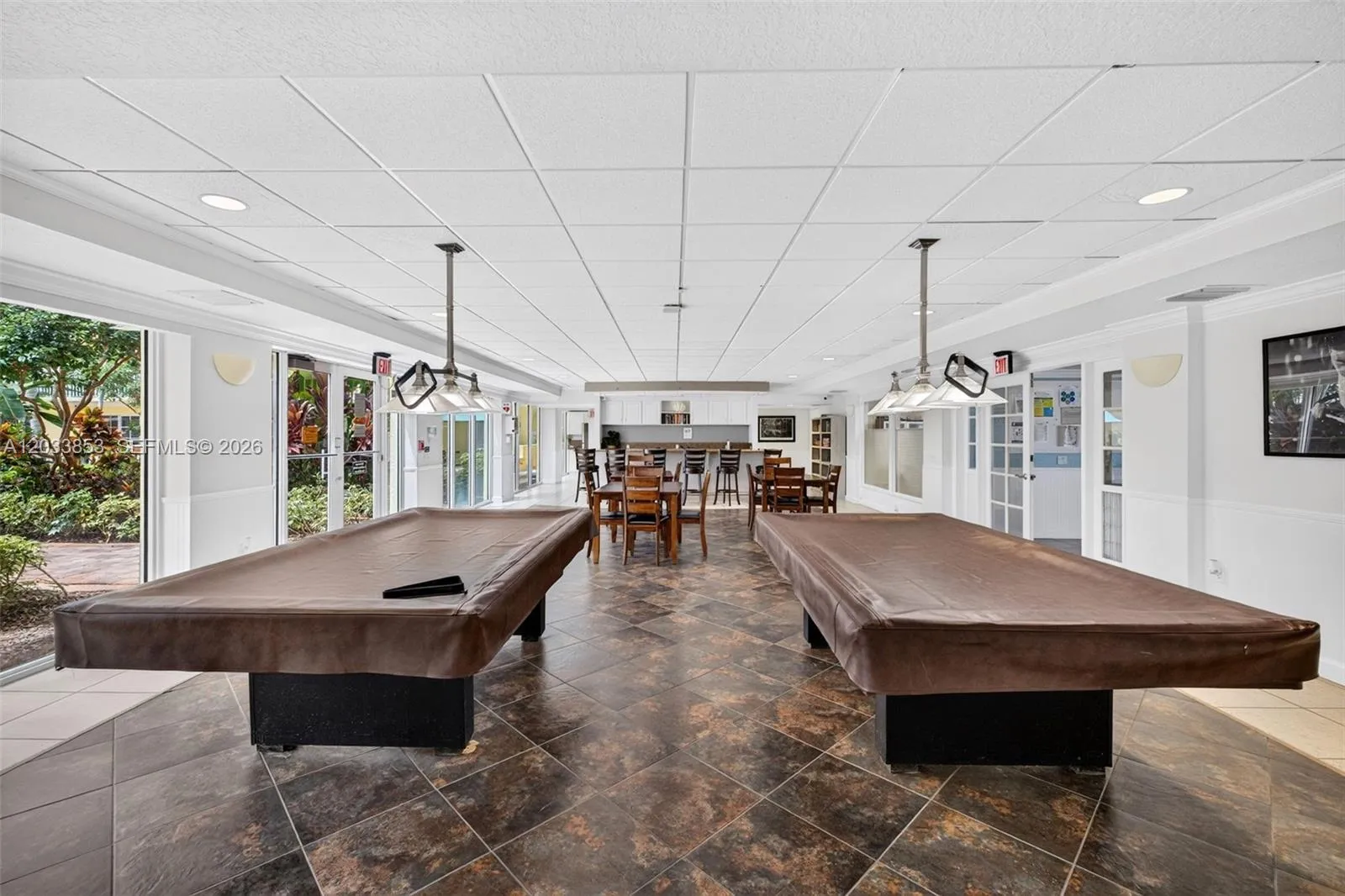 Community Pool tables