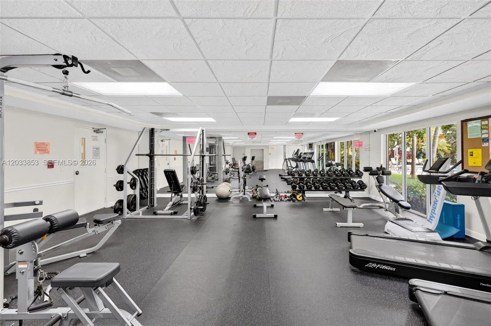 Well equipped fitness center!