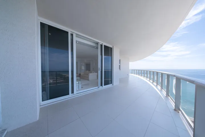 Large balcony