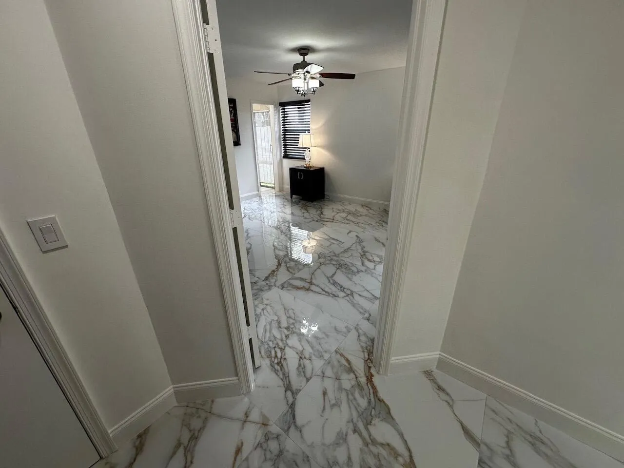 Thru master bedroom
