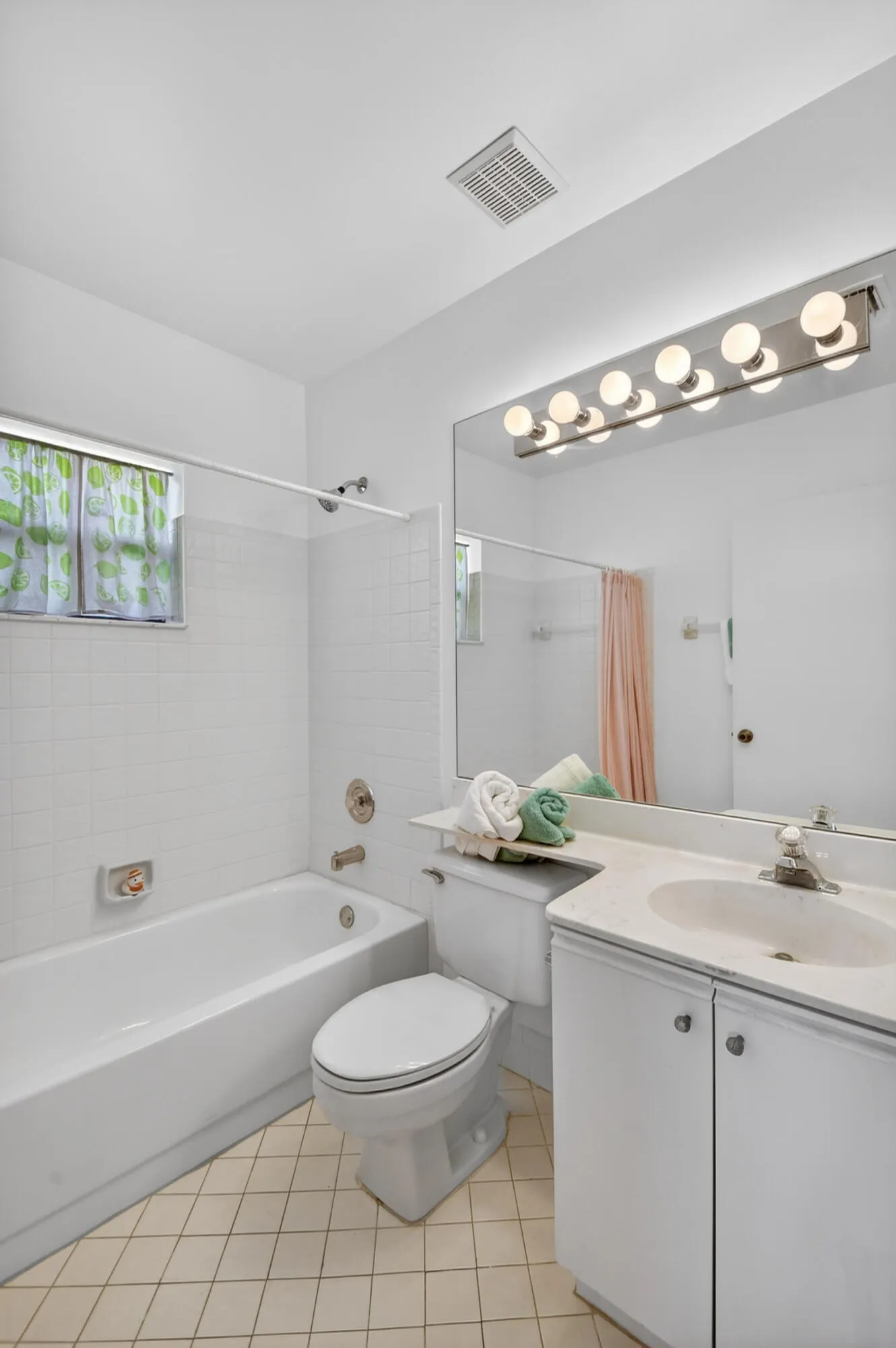 FRESHLY PAINTED GUEST BATH