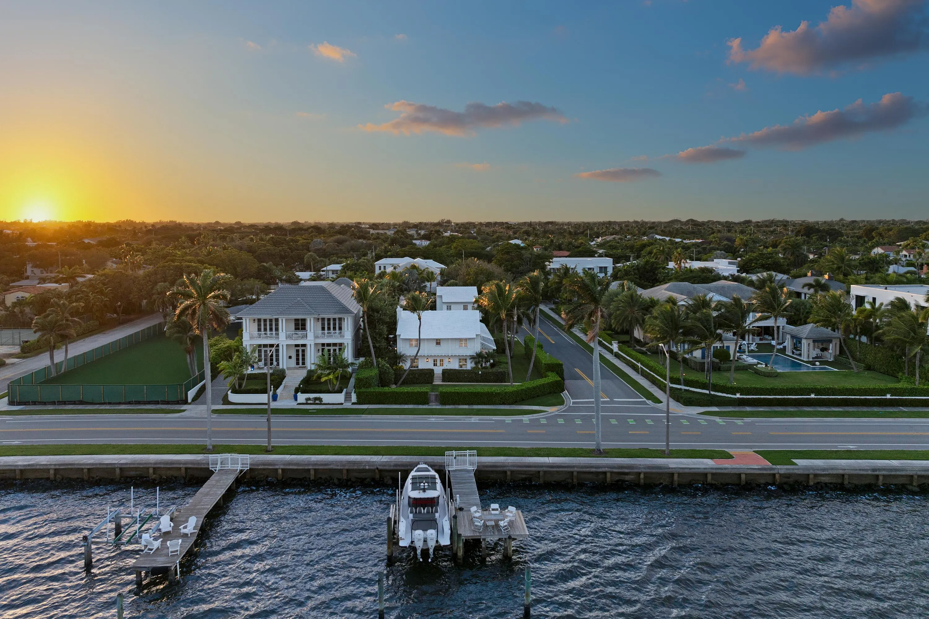 Aerial Sunset