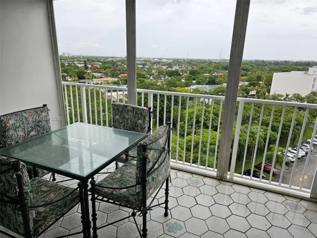 Balcony City view