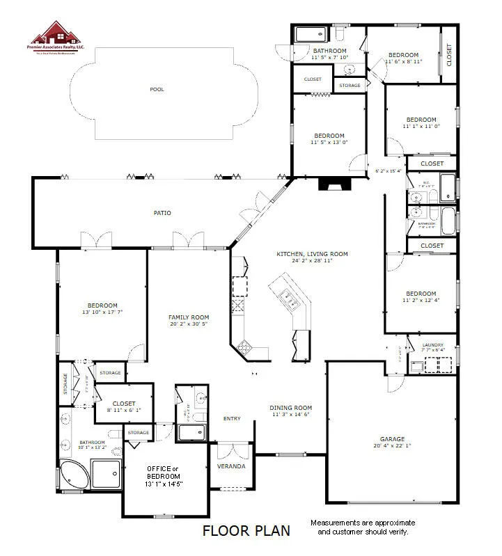5 Floor Plan 11380 Wayne Dr