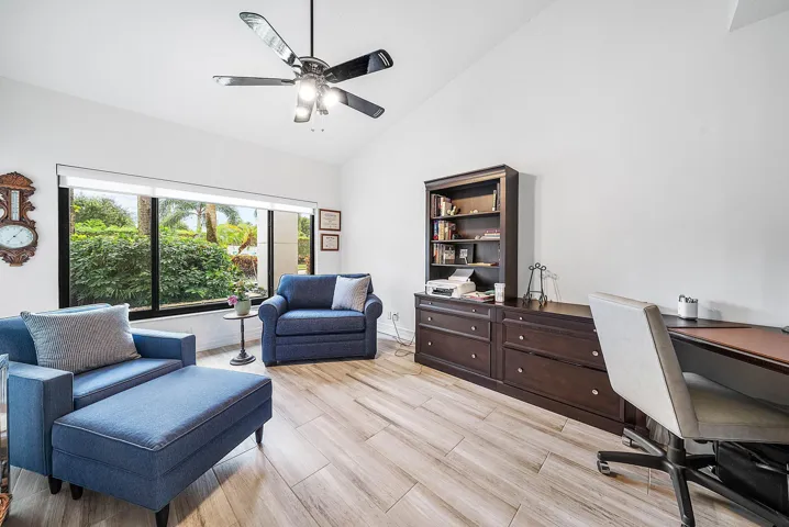 Bedroom used as office