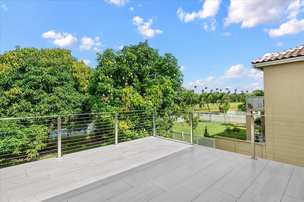 Balcony with access from Primary and Bedroom 2
