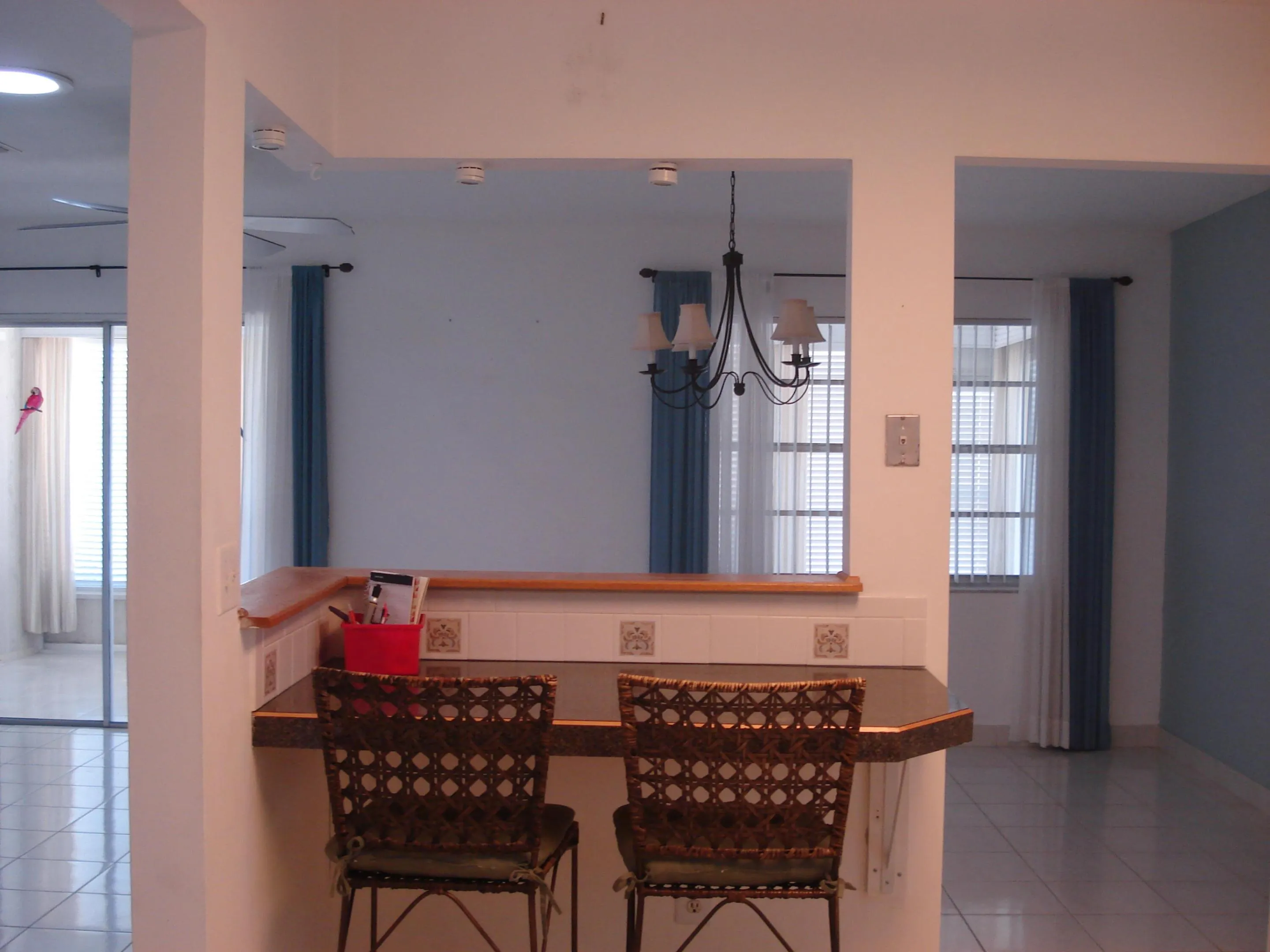 Snack Bar in Kitchen