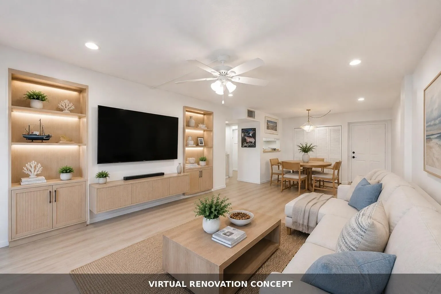 Virtual Renovation Concept Living Room