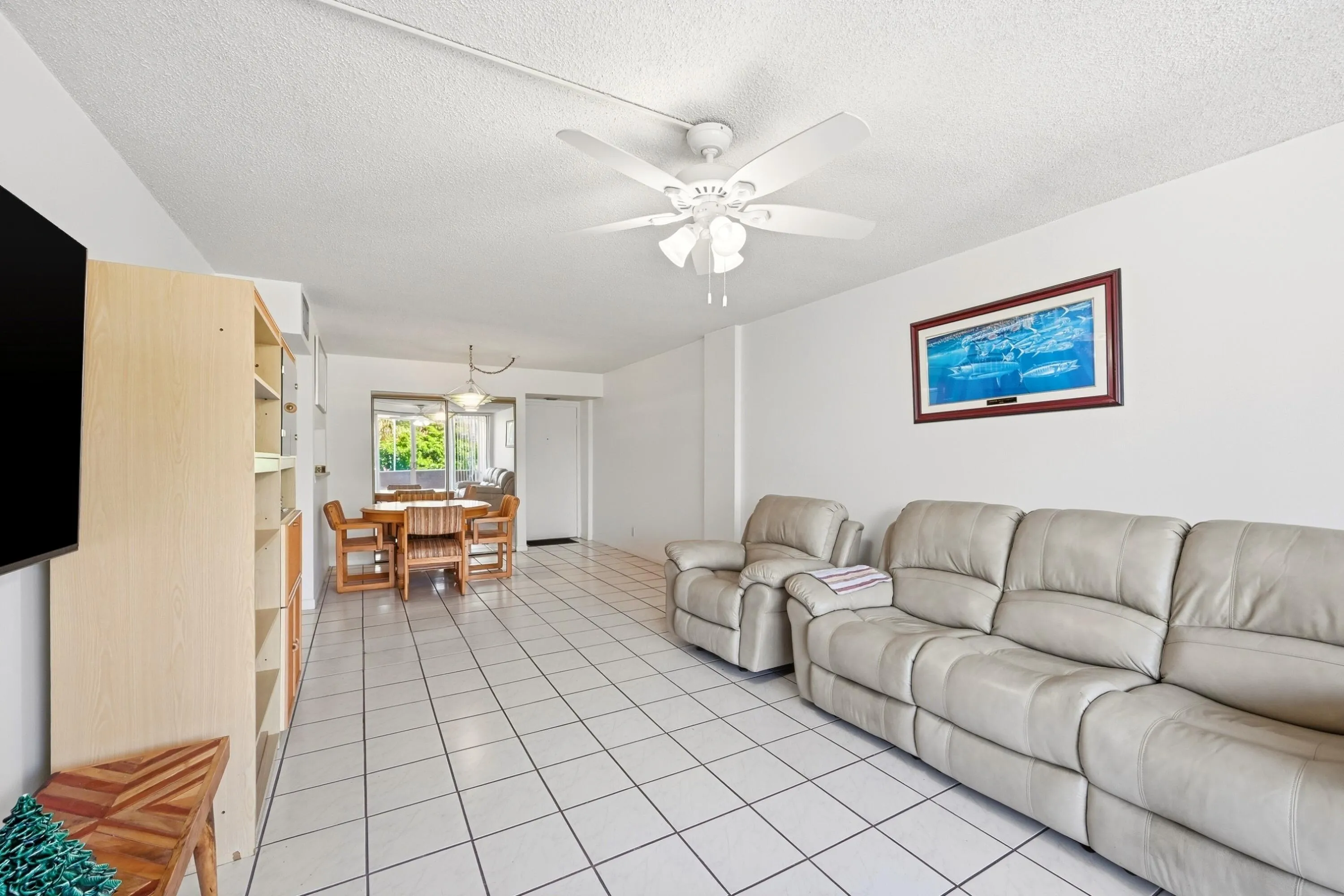 Living/dining area