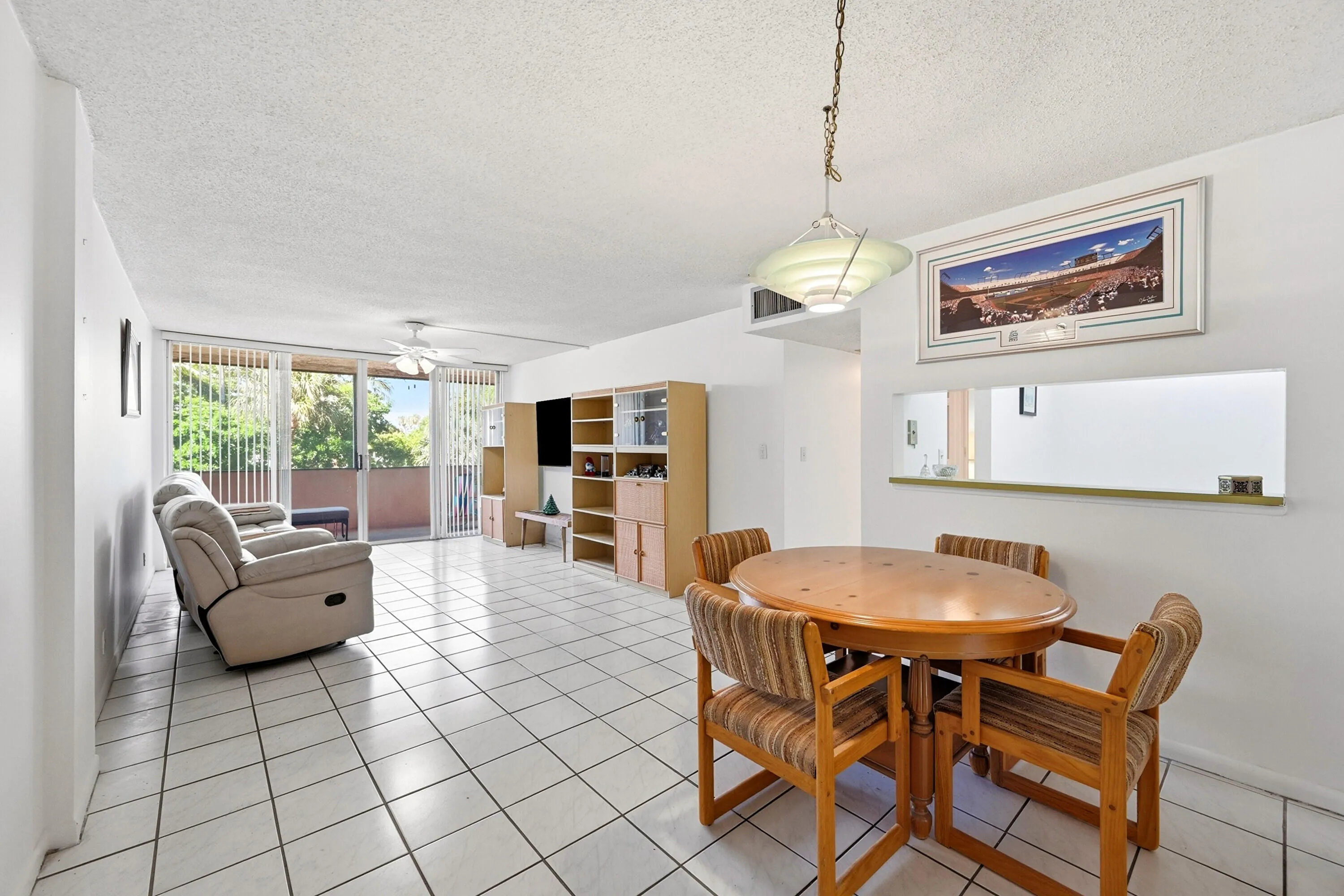 Living/dining area