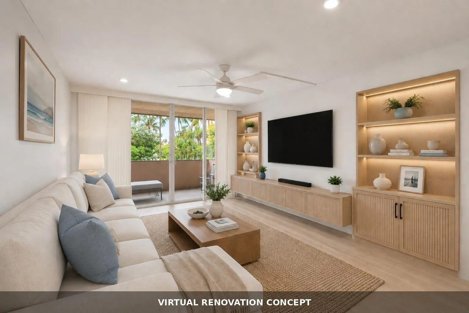 Virtual Renovation Concept Living Room