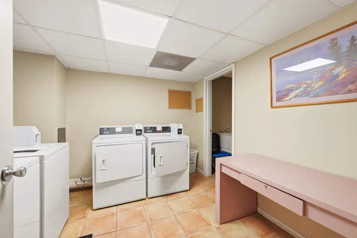 Laundry on each floor