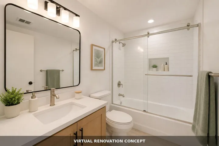 Virtual Renovation Concept Guest Bathroom