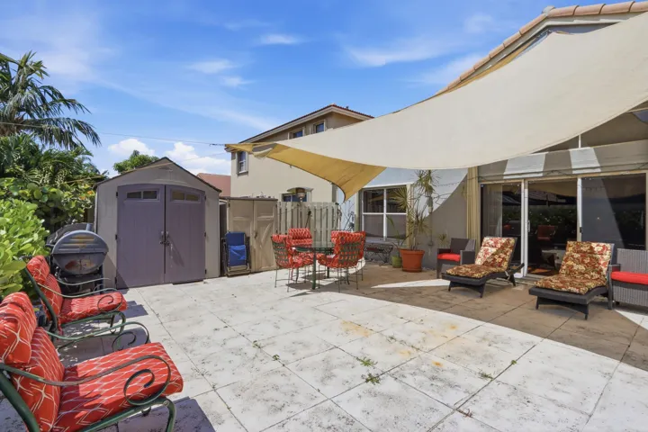 2 sheds for convenient storage
