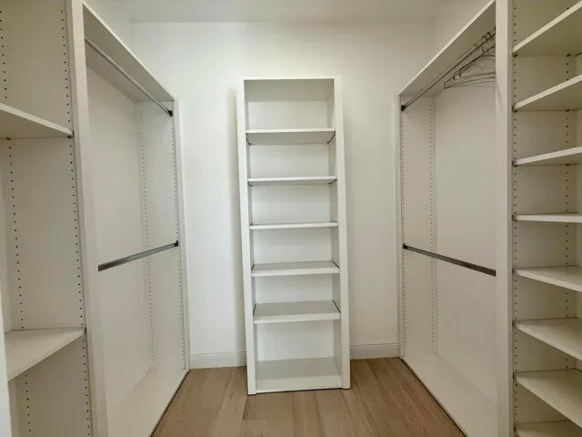 Master bedroom walk-in closet