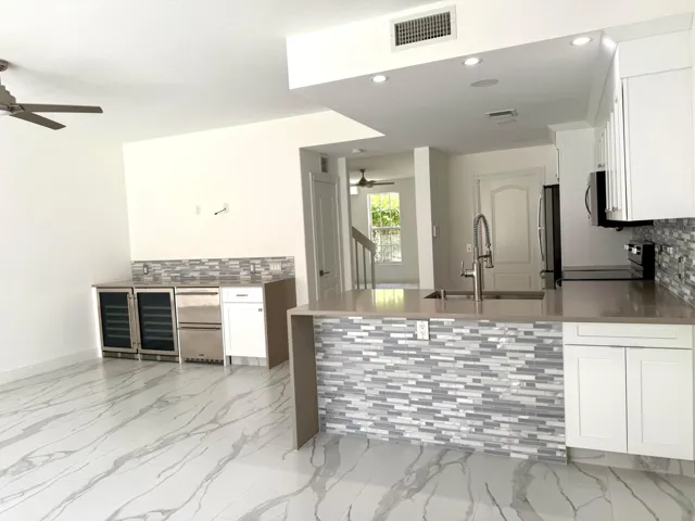 Kitchen island and bar