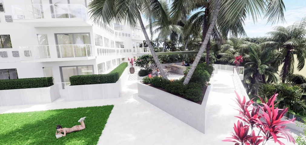 Proposed artist rendering of common areas remodel